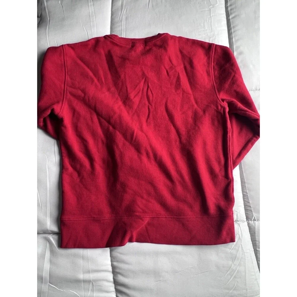 Polo By Ralph Lauren Boys Sweater Crew Neck Red Pony Red Color Size 10/12